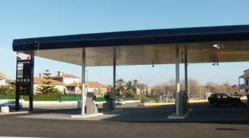 Pensiline distributori carburante – Calabria